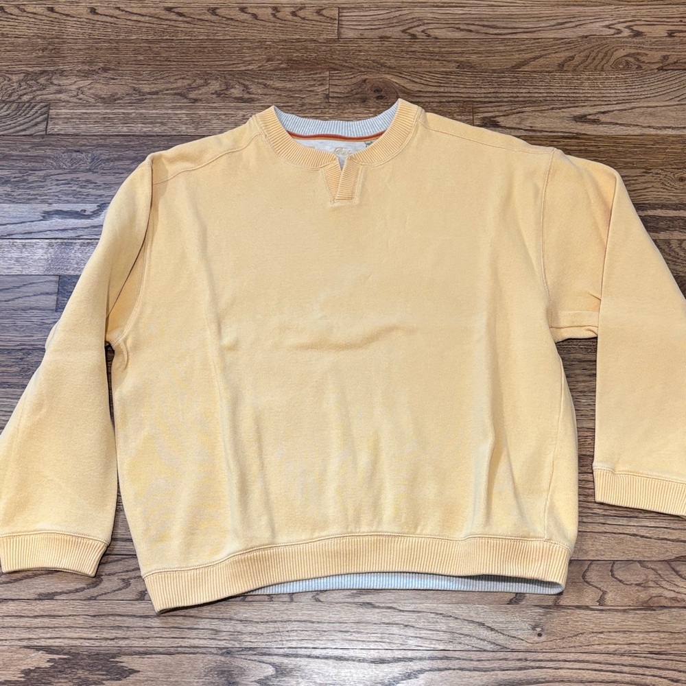 Tommy Bahama Men's Yellow XL Sweater